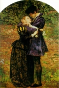 A Huguenot, on St Bartholomew s Day By John Everett Millais Wall Art Painting Prints Poster Canvas Picture Hanging Photo Gift Idea Home Decor