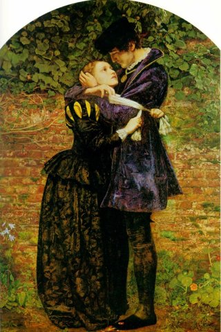 A Huguenot, on St Bartholomew s Day By John Everett Millais Wall Art Painting Prints Poster Canvas Picture Hanging Photo Gift Idea Home Decor
