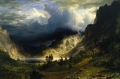 A Storm in the Rocky Mountains, Mt Rosalie By Albert Bierstadt Wall Art Painting Prints Poster Canvas Picture Hanging Photo Gift Idea Home Decor