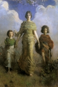 A Virgin By Abbott Handerson Thayer Wall Art Painting Prints Poster Canvas Picture Hanging Photo Gift Idea Home Decor