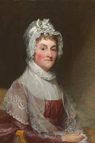 Abigail Adams By Gilbert Stuart Wall Art Painting Prints Poster Canvas Picture Hanging Photo Gift Idea Home Decor