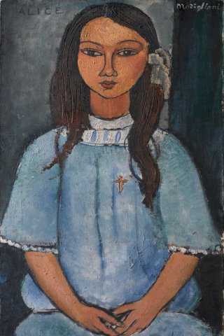 Alice By Amedeo Modigliani Wall Art Painting Prints Poster Canvas Picture Hanging Photo Gift Idea Home Decor