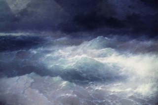 Among the Waves By Ivan Aivazovsky Wall Art Painting Prints Poster Canvas Picture Hanging Photo Gift Idea Home Decor