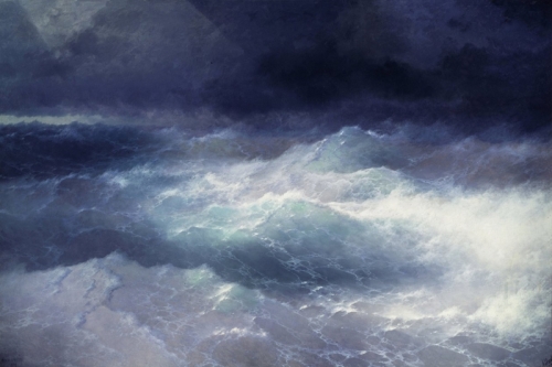 Among the Waves By Ivan Aivazovsky Wall Art Painting Prints Poster Canvas Picture Hanging Photo Gift Idea Home Decor