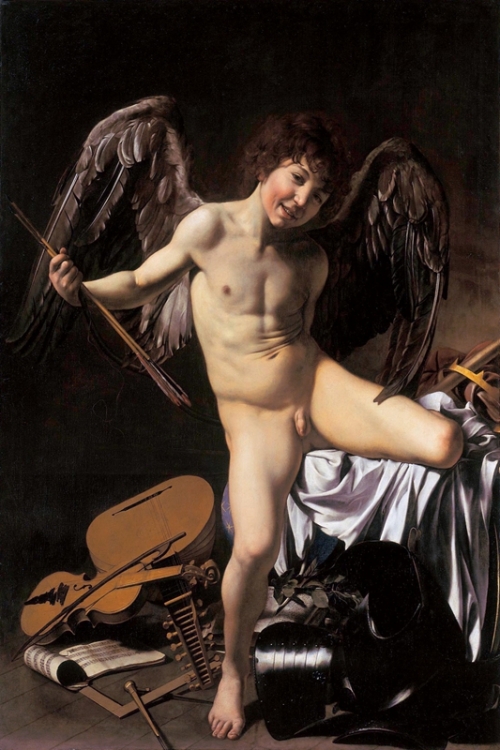 Amor Vincit Omnia By Caravaggio Wall Art Painting Prints Poster Canvas Picture Hanging Photo Gift Idea Home Decor