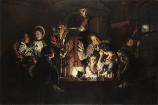 An Experiment on a Bird in the Air Pump By Joseph Wright of Derby Wall Art Painting Prints Poster Canvas Picture Hanging Photo Gift Idea Home Decor