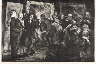 Artists Judging Works of Art By George Bellows Wall Art Painting Prints Poster Canvas Picture Hanging Photo Gift Idea Home Decor