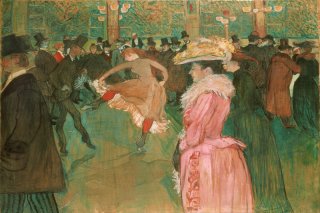 At the Moulin Rouge The Dance By Henri de Toulouse Lautrec Wall Art Painting Prints Poster Canvas Picture Hanging Photo Gift Idea Home Decor