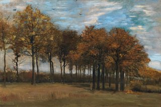 Autumn Landscape Autumn Landscape with Four Trees By Vincent van Gogh