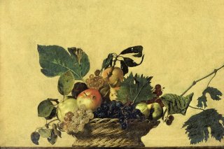 Basket of Fruit By Michelangelo Merisi da Caravaggio Wall Art Painting Prints Poster Canvas Picture Hanging Photo Gift Idea Home Decor