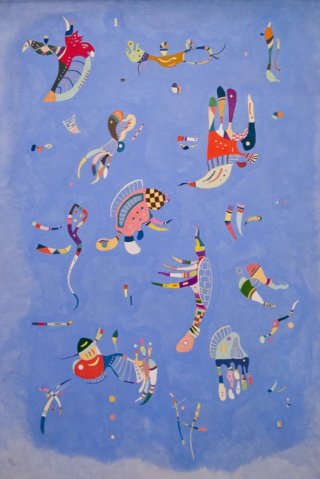 Bleu de Ciel By Wassily Kandinsky Wall Art Painting Prints Poster Canvas Picture Hanging Photo Gift Idea Home Decor