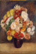 Bouquet of Chrysanthemums By Pierre Auguste Renoir Wall Art Painting Prints Poster Canvas Picture Hanging Photo Gift Idea Home Decor
