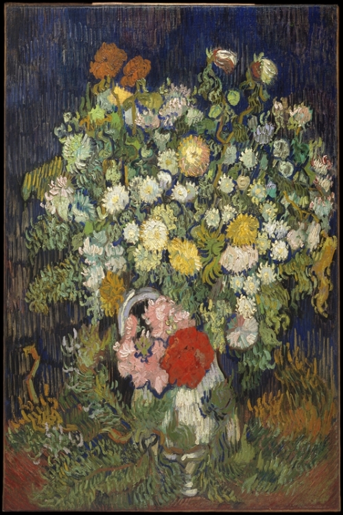 Bouquet of Flowers in a Vase By Vincent van Gogh Wall Art Painting Prints Poster Canvas Picture Hanging Photo Gift Idea Home Decor