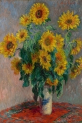 Bouquet of Sunflowers By Claude Monet Wall Art Painting Prints Poster Canvas Picture Hanging Photo Gift Idea Home Decor