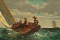 Breezing Up A Fair Wind By Winslow Homer Wall Art Painting Prints Poster Canvas Picture Hanging Photo Gift Idea Home Decor