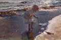 Buscando Mariscos Playa de Valencia By Joaqun Sorolla Wall Art Painting Prints Poster Canvas Picture Hanging Photo Gift Idea Home Decor