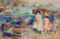 Children on the Seashore Guernsey By Pierre Auguste Renoir Wall Art Painting Prints Poster Canvas Picture Hanging Photo Gift Idea Home Decor