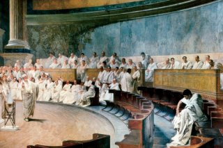 Cicero Denouncing Catiline By Cesare Maccari Wall Art Painting Prints Poster Canvas Picture Hanging Photo Gift Idea Home Decor
