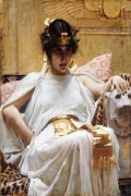 Cleopatra By John William Waterhouse Wall Art Painting Prints Poster Canvas Picture Hanging Photo Gift Idea Home Decor