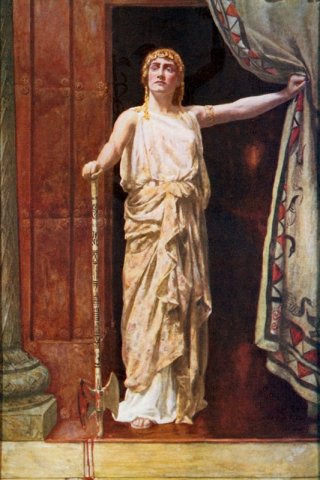 Clytemnestra By John Collier Wall Art Painting Prints Poster Canvas Picture Hanging Photo Gift Idea Home Decor