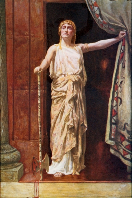 Clytemnestra By John Collier Wall Art Painting Prints Poster Canvas Picture Hanging Photo Gift Idea Home Decor