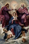 Coronation of The Virgin By Diego Velazquez Wall Art Painting Prints Poster Canvas Picture Hanging Photo Gift Idea Home Decor