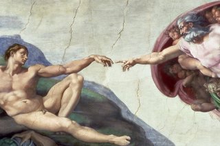 Creation of Adam By Michelangelo Buonarroti Wall Art Painting Prints Poster Canvas Picture Hanging Photo Gift Idea Home Decor