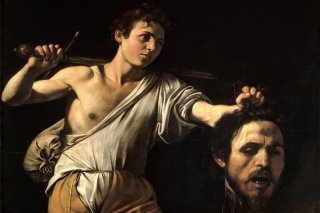 David with Head of Goliath By Michelangelo Merisi da Caravaggio Wall Art Painting Prints Poster Canvas Picture Hanging Photo Gift Idea Home Decor
