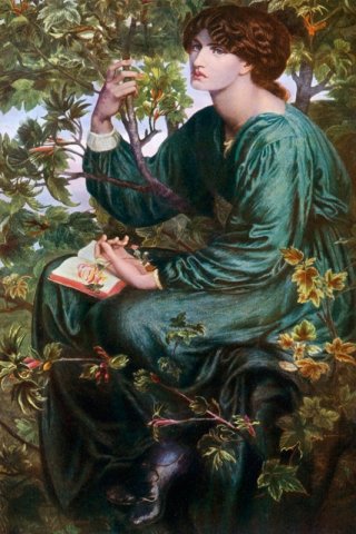 Day Dream By Dante Gabriel Rossetti Wall Art Painting Prints Poster Canvas Picture Hanging Photo Gift Idea Home Decor