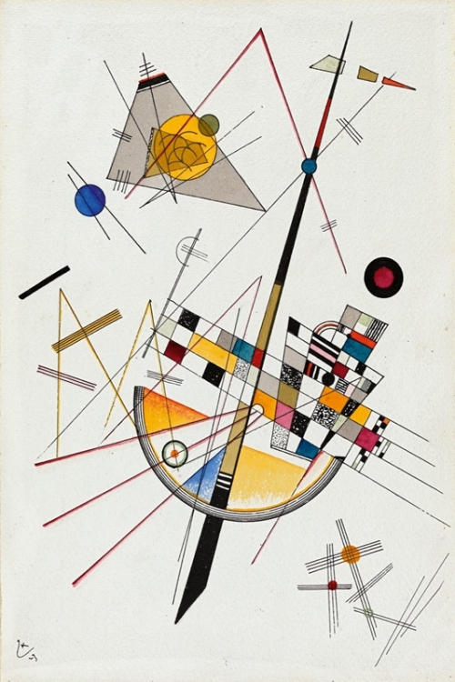 Delicate Tension By Wassily Kandinsky Wall Art Painting Prints Poster Canvas Picture Hanging Photo Gift Idea Home Decor