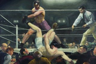 Dempsey and Firpo By George Bellows Wall Art Painting Prints Poster Canvas Picture Hanging Photo Gift Idea Home Decor