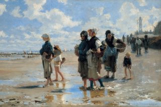 En route pour la peche By John Singer Sargent Wall Art Painting Prints Poster Canvas Picture Hanging Photo Gift Idea Home Decor