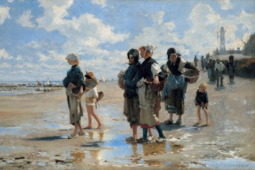 En route pour la peche By John Singer Sargent Wall Art Painting Prints Poster Canvas Picture Hanging Photo Gift Idea Home Decor