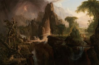 Expulsion from the Garden of Eden By Thomas Cole Wall Art Painting Prints Poster Canvas Picture Hanging Photo Gift Idea Home Decor
