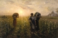 Fin du travail By Jules Breton Wall Art Painting Prints Poster Canvas Picture Hanging Photo Gift Idea Home Decor