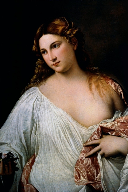 Flora By Tiziano Vecellio Wall Art Painting Prints Poster Canvas Picture Hanging Photo Gift Idea Home Decor