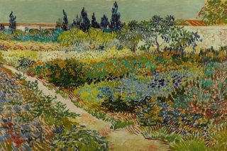 Garden at Arles By Vincent van Gogh Wall Art Painting Prints Poster Canvas Picture Hanging Photo Gift Idea Home Decor