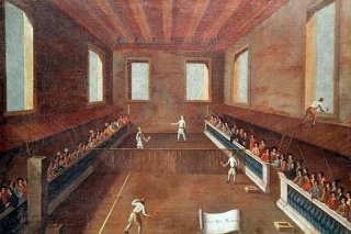 Gioco della Racchetta By Gabriele Bella Wall Art Painting Prints Poster Canvas Picture Hanging Photo Gift Idea Home Decor