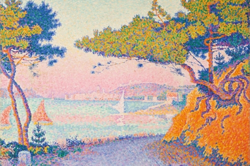 Golfe Juan By Paul Signac Wall Art Painting Prints Poster Canvas Picture Hanging Photo Gift Idea Home Decor