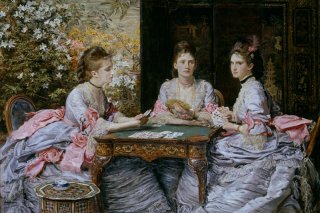Hearts are Trumps By John Everett Millais Wall Art Painting Prints Poster Canvas Picture Hanging Photo Gift Idea Home Decor