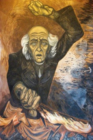 Hidalgo Incendiario By Jose Clemente Orozco Wall Art Painting Prints Poster Canvas Picture Hanging Photo Gift Idea Home Decor