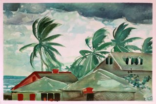 Hurricane Bahamas By Winslow Homer Wall Art Painting Prints Poster Canvas Picture Hanging Photo Gift Idea Home Decor