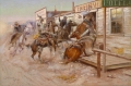 In Without Knocking By Charles Marion Russell Wall Art Painting Prints Poster Canvas Picture Hanging Photo Gift Idea Home Decor