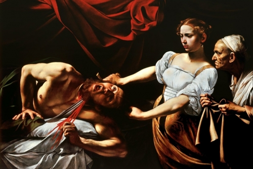 Judith Beheading Holofernes By Michelangelo Merisi da Caravaggio Wall Art Painting Prints Poster Canvas Picture Hanging Photo Gift Idea Home Decor