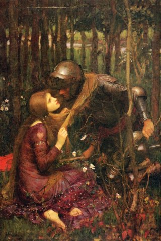 La Belle Dame sans Merci By John William Waterhouse Wall Art Painting Prints Poster Canvas Picture Hanging Photo Gift Idea Home Decor