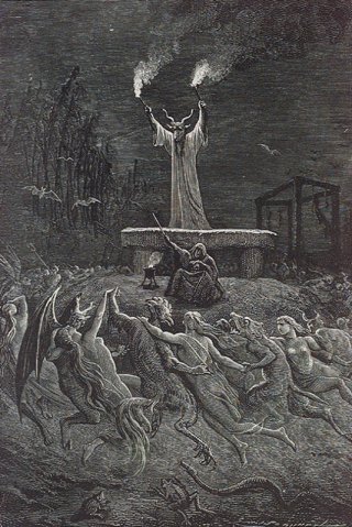 La Danse du Sabbat By Gustave Dore Wall Art Painting Prints Poster Canvas Picture Hanging Photo Gift Idea Home Decor