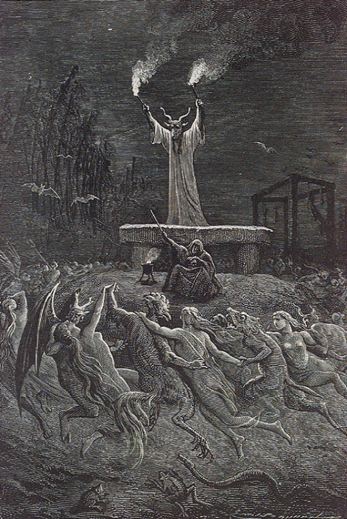 La Danse du Sabbat By Gustave Dore Wall Art Painting Prints Poster Canvas Picture Hanging Photo Gift Idea Home Decor