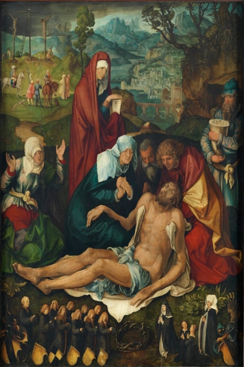 Lamentation for Christ The Glimm Lamentation By Albrecht Dvrer Wall Art Painting Prints Poster Canvas Picture Hanging Photo Gift Idea Home Decor