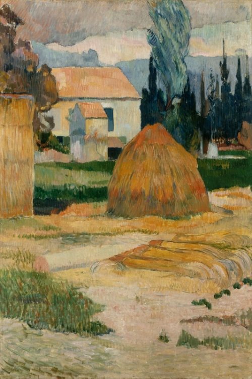Landscape near Arles By Paul Gauguin Wall Art Painting Prints Poster Canvas Picture Hanging Photo Gift Idea Home Decor