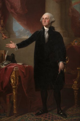 Lansdowne portrait By Gilbert Stuart Wall Art Painting Prints Poster Canvas Picture Hanging Photo Gift Idea Home Decor